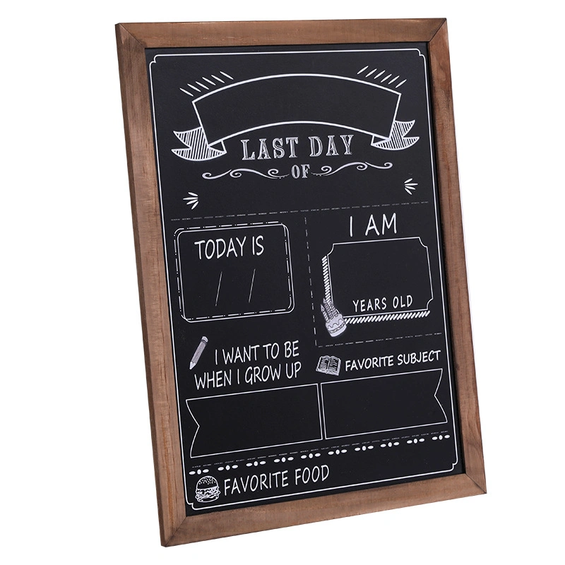 Wooden Frame Hanging Household Small Blackboard