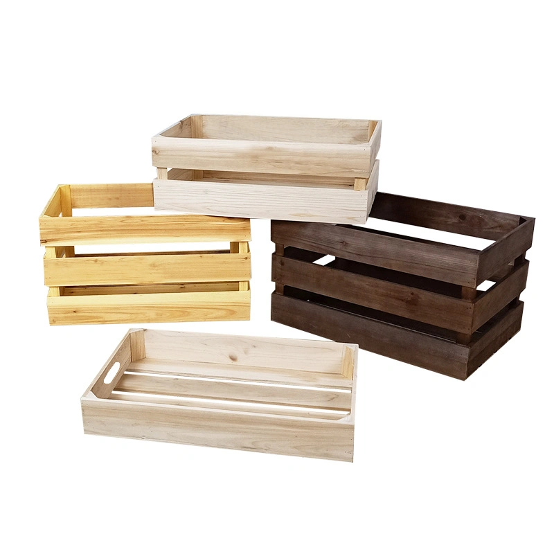 Home Decoration Wholesale Cheap Wooden Fruit Vegetable Crates for Sale