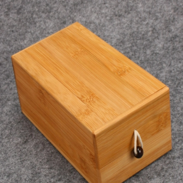 74zwholesale Creative Pull-out Storage Box Wooden Tea Box